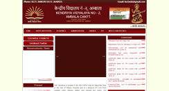 Desktop Screenshot of kv2ambala.com